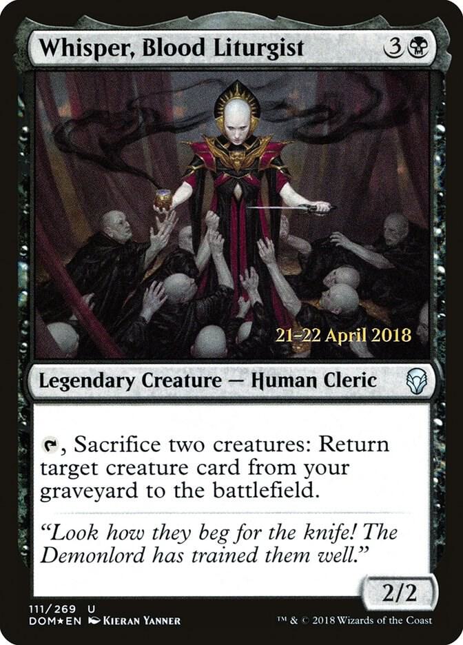 Whisper Blood Liturgist 111s/118 (Prerelease Cards)  - Foil | Good Games Modbury