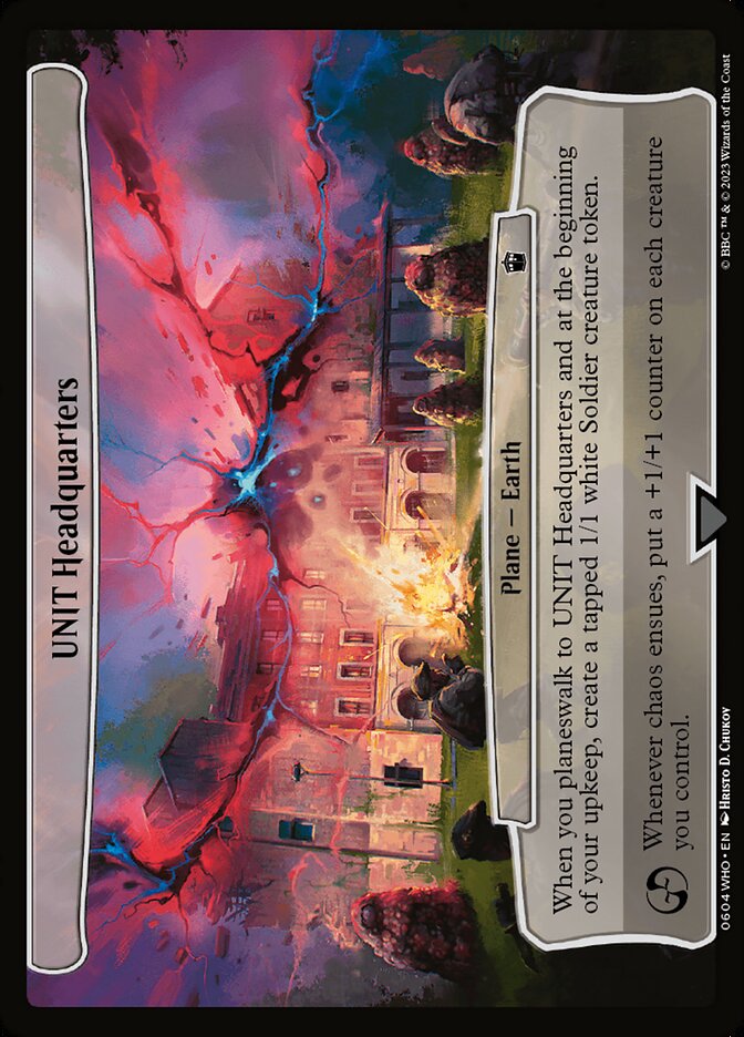 UNIT Headquarters 604/331 (Planechase: Universes Beyond: Doctor Who)  | Good Games Modbury