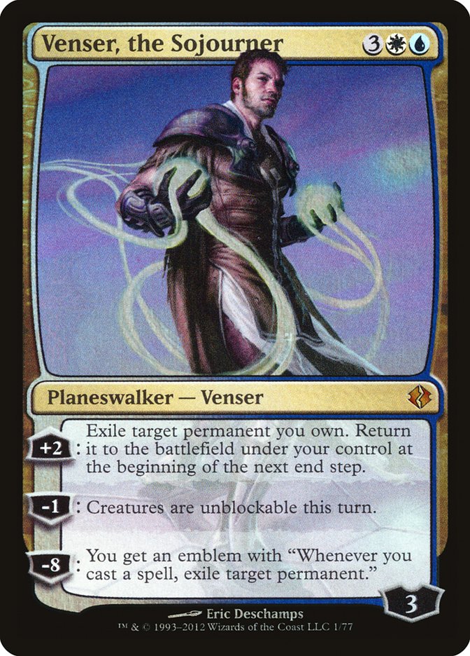 Venser, the Sojourner 1/77 (Duel Decks: Venser vs. Koth)  - Foil | Good Games Modbury