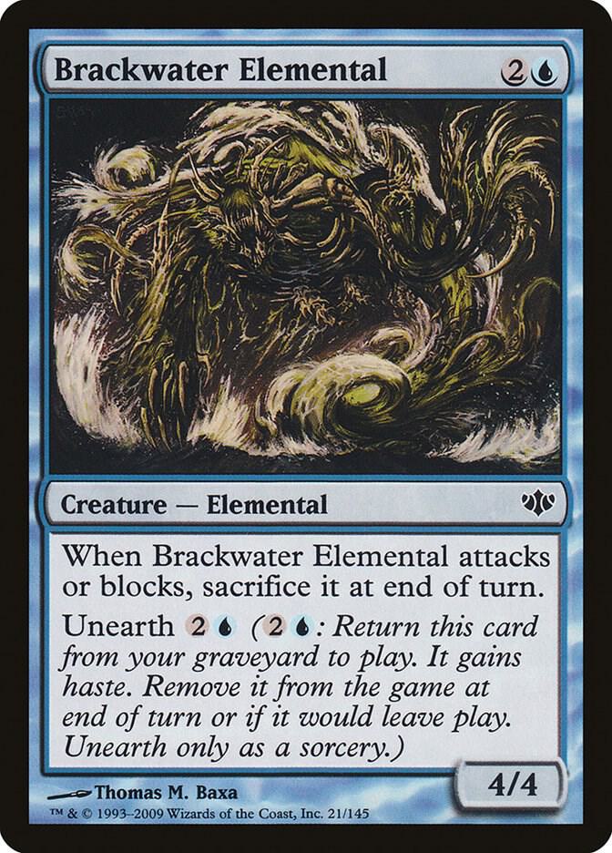 Brackwater Elemental 21/145 (Conflux)  - Foil | Good Games Modbury