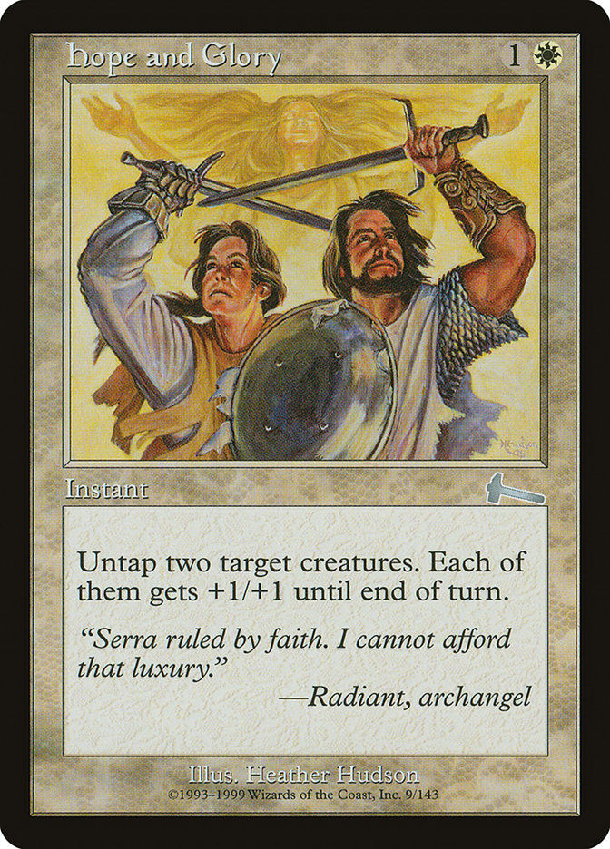 Hope and Glory 9/143 (Urza's Legacy)  - Foil | Good Games Modbury