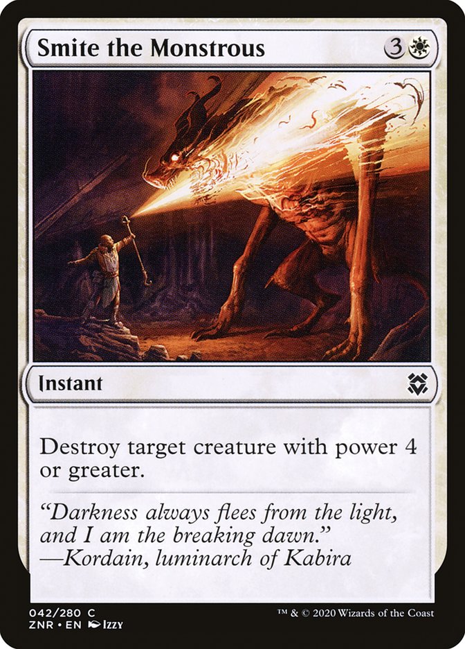 Smite the Monstrous [Zendikar Rising] | Good Games Modbury