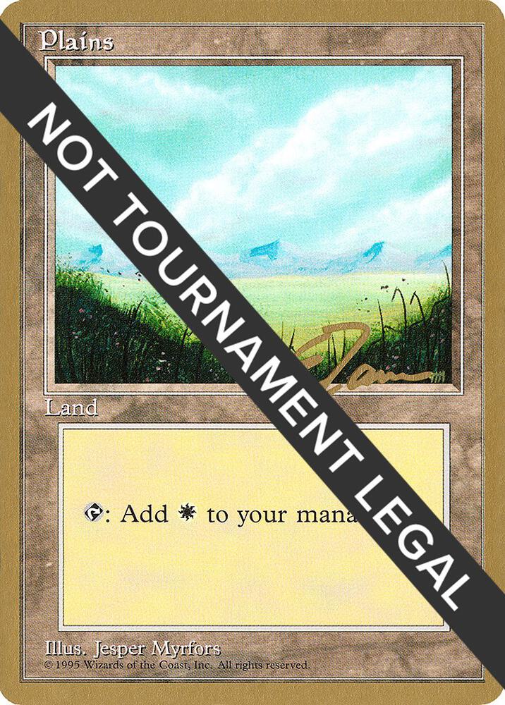 Plains A 1996 Eric Tam 4ED et364/308 (World Championship Decks)  | Good Games Modbury