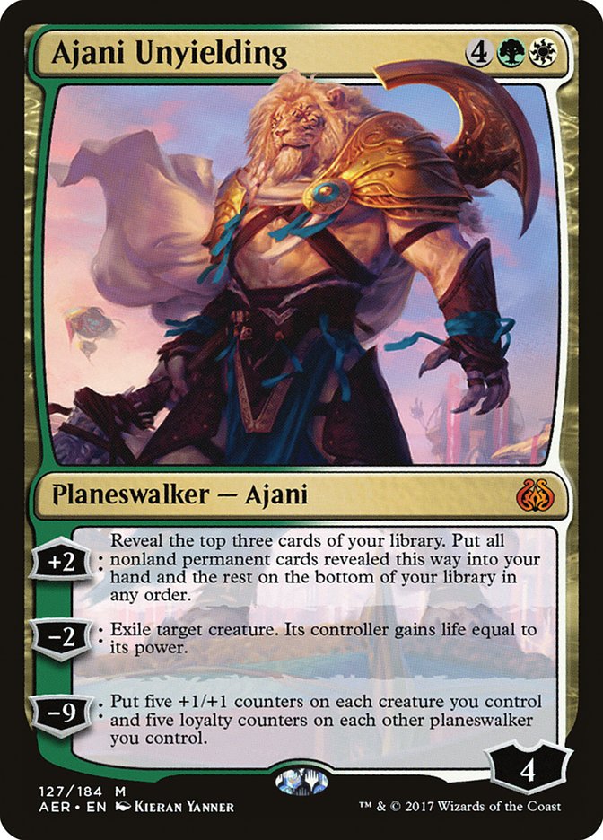 Ajani Unyielding [Aether Revolt] | Good Games Modbury