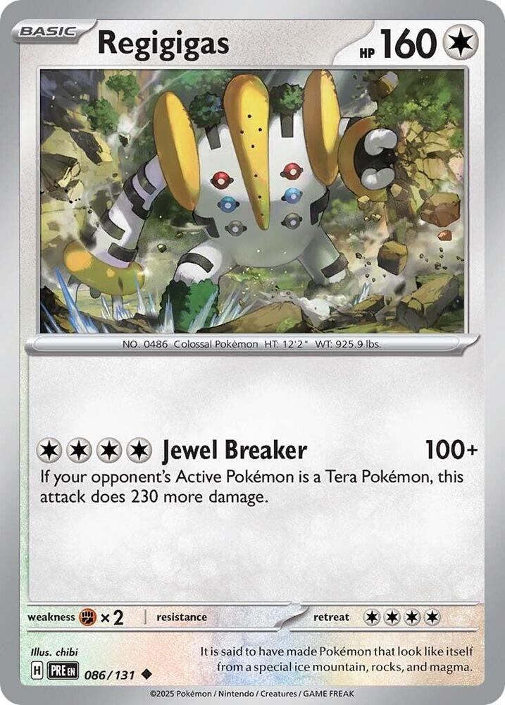 Regigigas (086/131) [Scarlet & Violet: Prismatic Evolutions] | Good Games Modbury