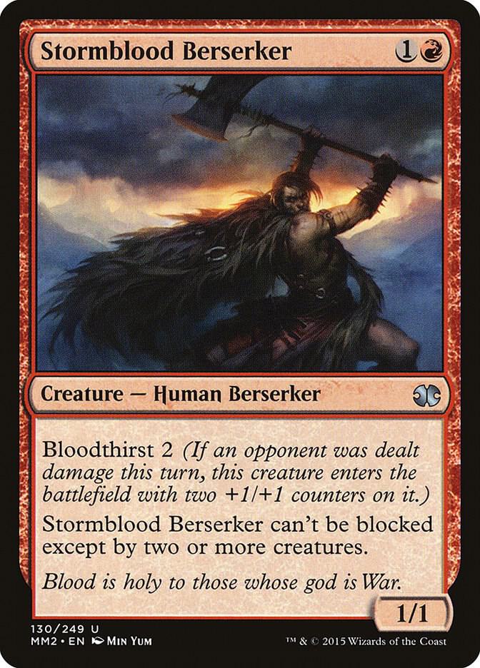Stormblood Berserker 130/249 (Modern Masters 2015)  - Foil | Good Games Modbury