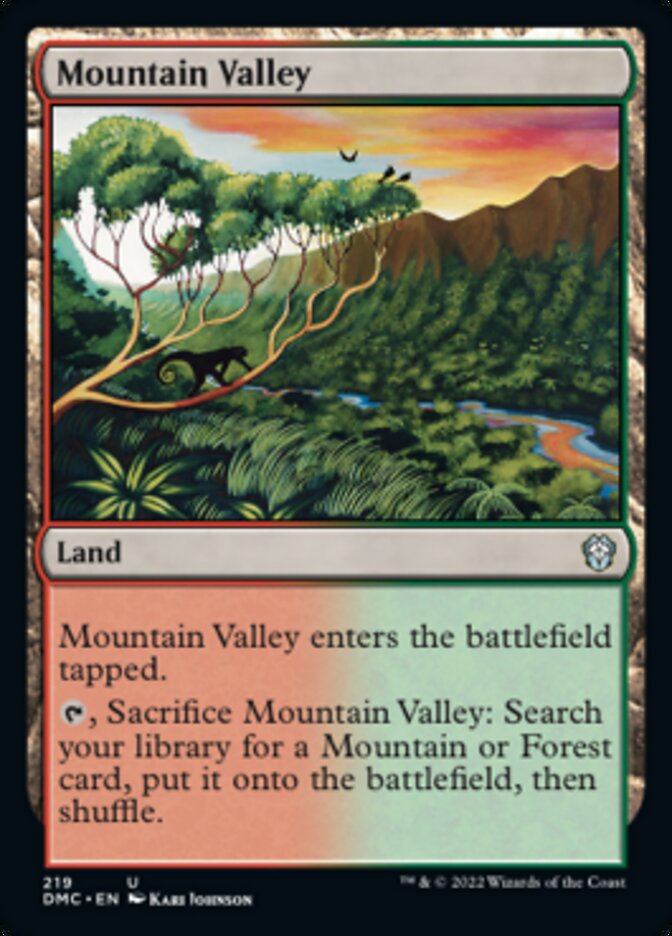 Mountain Valley [Dominaria United Commander] | Good Games Modbury