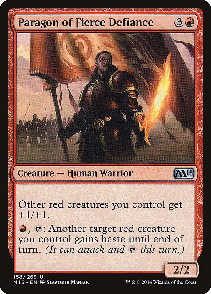 Paragon of Fierce Defiance [Magic 2015] | Good Games Modbury