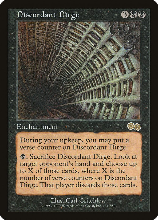 Discordant Dirge 131/350 (Urza's Saga)  | Good Games Modbury