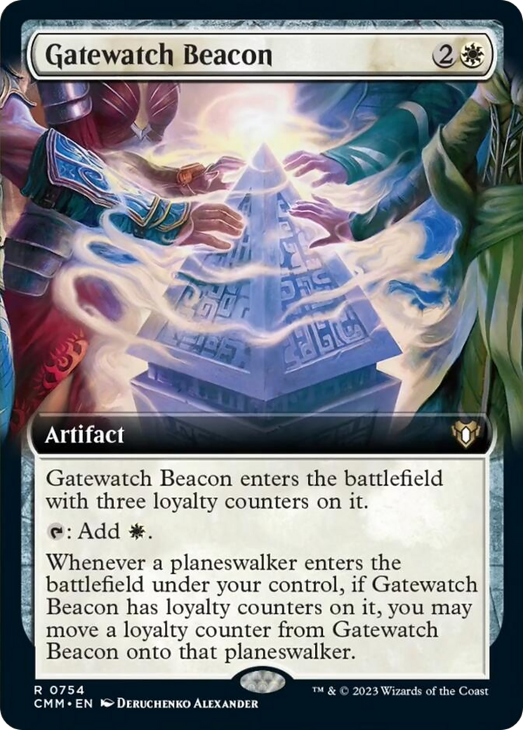 Gatewatch Beacon (Extended Art) [Commander Masters] | Good Games Modbury