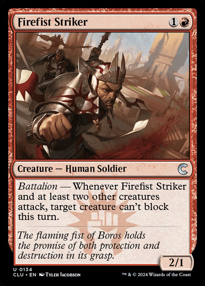 Firefist Striker 134/284 (Ravnica: Clue Edition)  | Good Games Modbury
