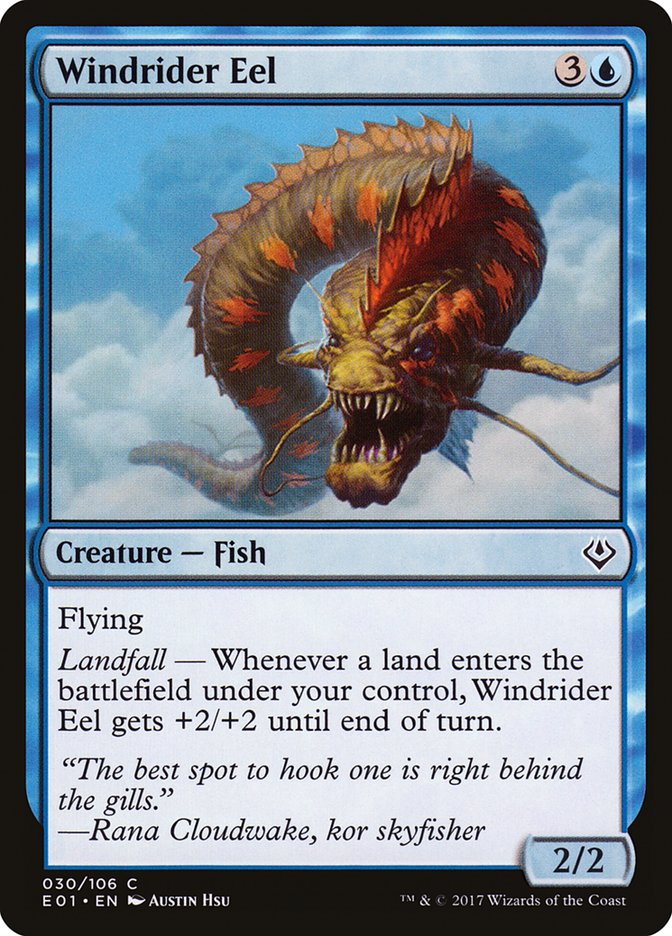 Windrider Eel 30/106 (Archenemy: Nicol Bolas)  | Good Games Modbury