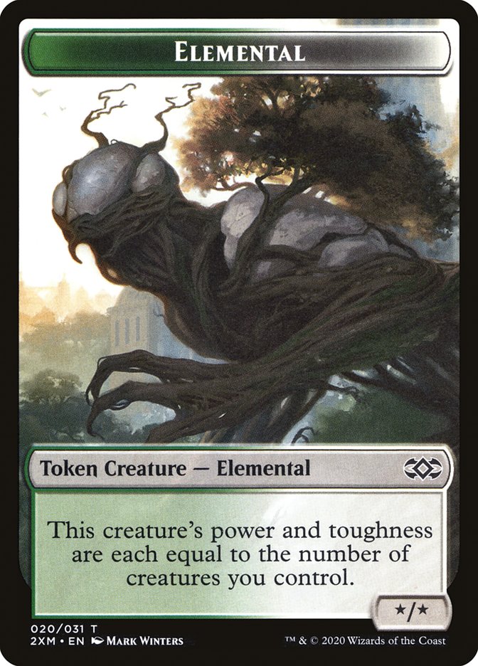 Elemental Token [Double Masters Tokens] | Good Games Modbury