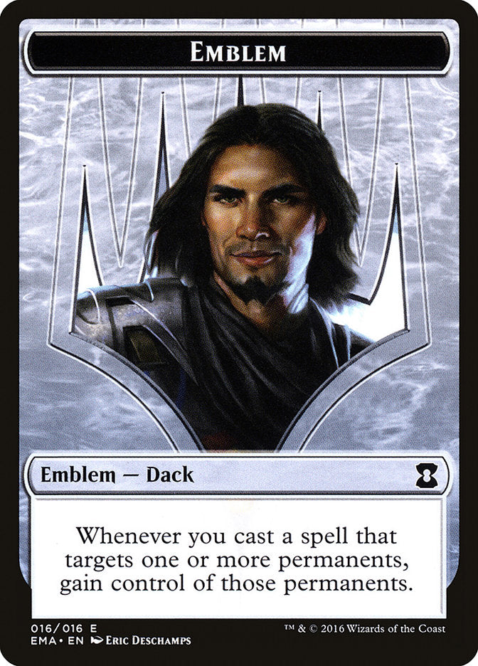 Dack Fayden Emblem [Eternal Masters Tokens] | Good Games Modbury