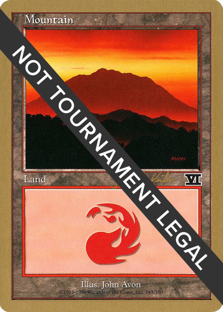 Mountain 343 2000 Janosch Kuhn 6ED jk343/117 (World Championship Decks)  | Good Games Modbury