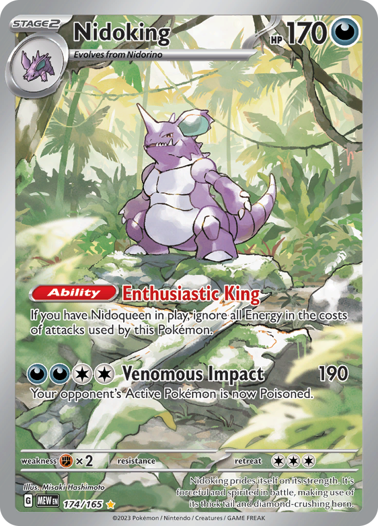 Nidoking (174/165) [Scarlet & Violet: 151] | Good Games Modbury