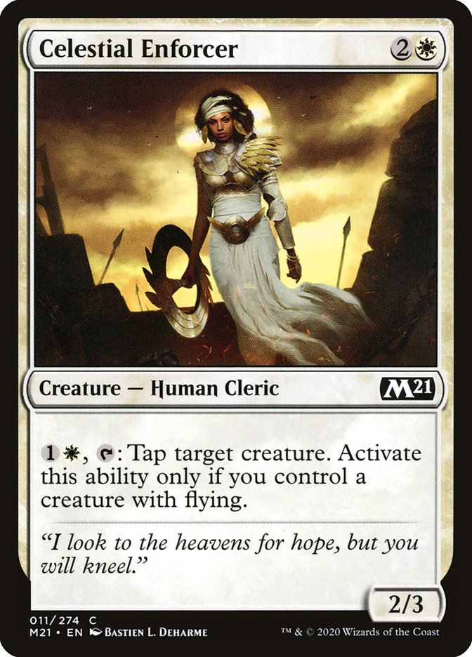 Celestial Enforcer [Core Set 2021] | Good Games Modbury