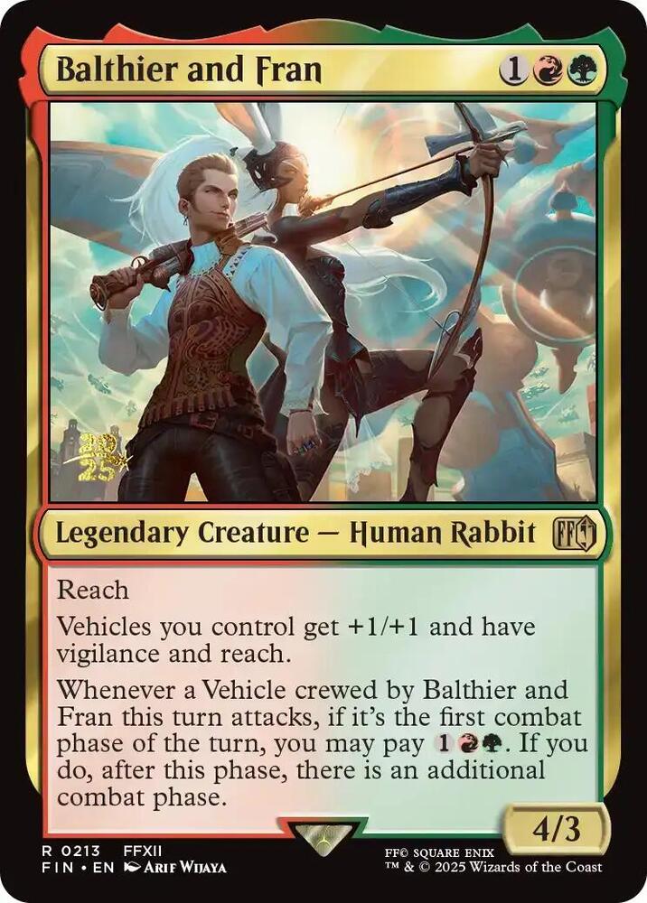 Balthier and Fran 213s/116 (Prerelease Cards)  - Foil | Good Games Modbury