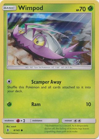 Wimpod (8/145) (Collection Promo) [Sun & Moon: Guardians Rising] | Good Games Modbury