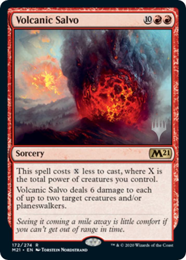Volcanic Salvo 172 (Promo Pack: Core Set 2021)  - Foil | Good Games Modbury