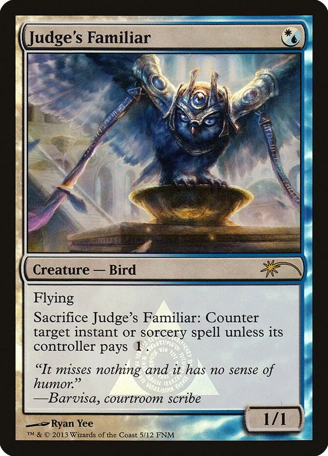 Judge's Familiar 5/12 (FNM Promos)  - Foil | Good Games Modbury
