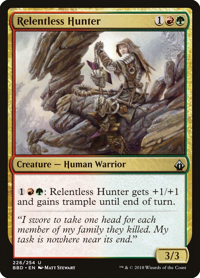 Relentless Hunter 226/254 (Battlebond)  - Foil | Good Games Modbury
