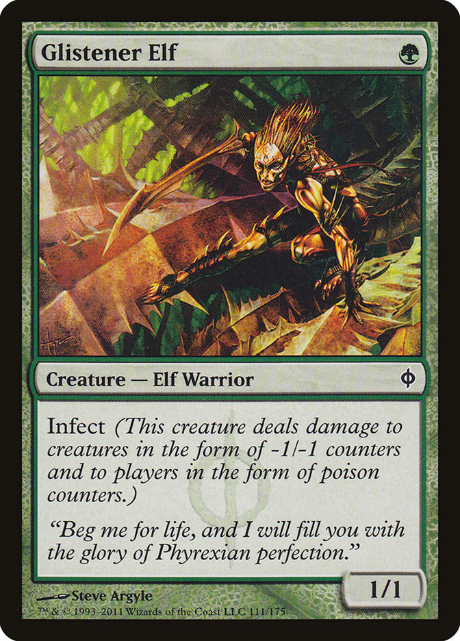 Glistener Elf 111 (New Phyrexia)  | Good Games Modbury