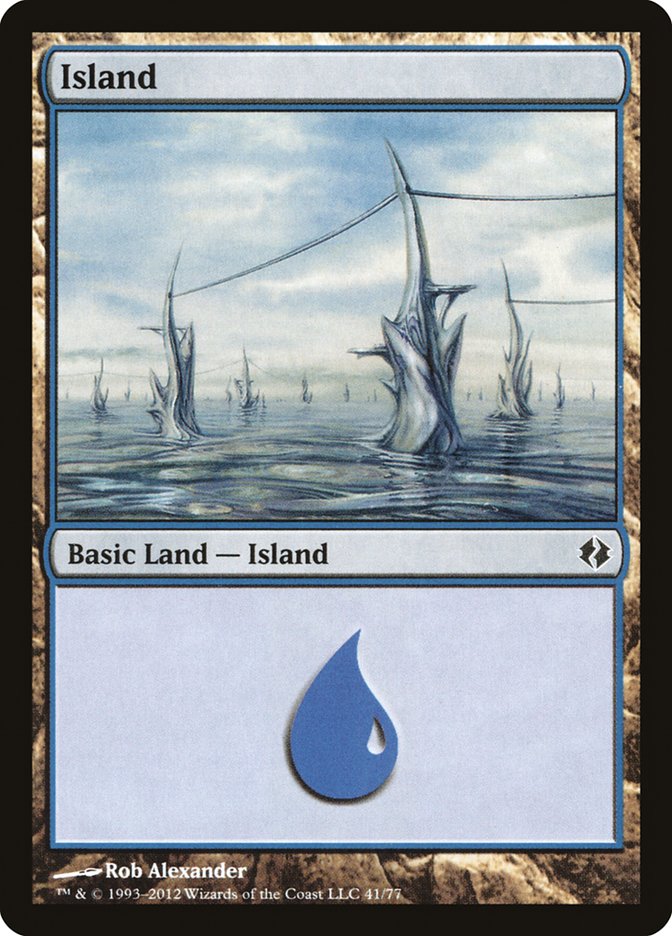 Island (41) [Duel Decks: Venser vs. Koth] | Good Games Modbury