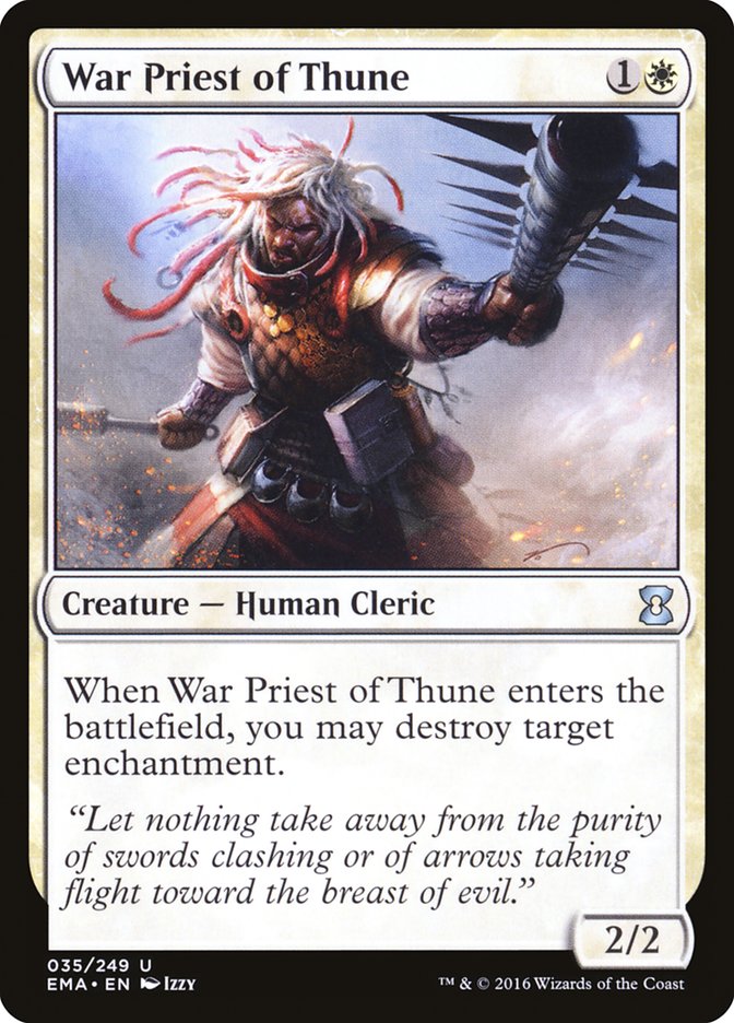 War Priest of Thune 35/249 (Eternal Masters)  - Foil | Good Games Modbury