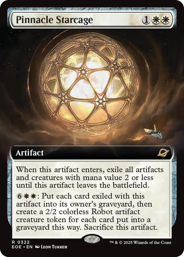 Pinnacle Starcage  322 (Edge of Eternities)  - Extended Art Foil | Good Games Modbury