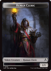 Demon // Human Cleric Double-Sided Token [Innistrad Remastered Tokens] | Good Games Modbury