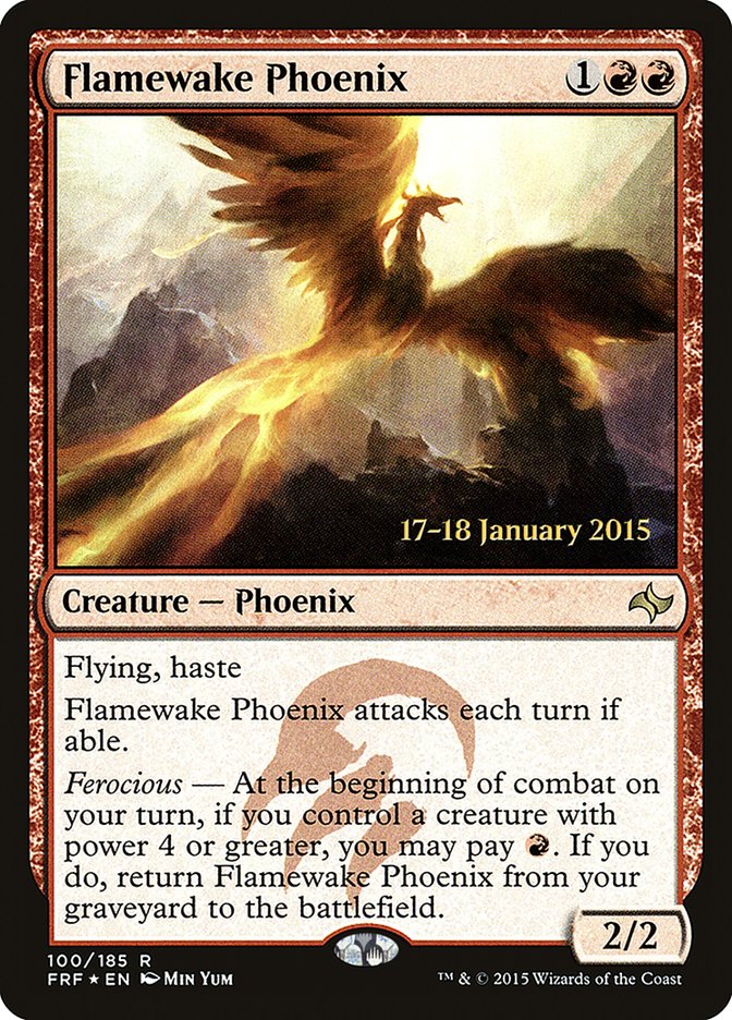 Flamewake Phoenix [Fate Reforged Prerelease Promos] | Good Games Modbury