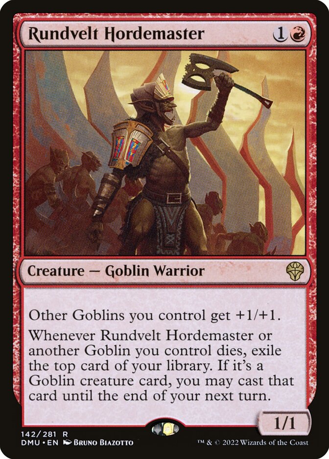 Rundvelt Hordemaster 142 (Dominaria United)  | Good Games Modbury