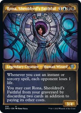 Rona Sheoldreds Faithful Showcase 315/281 (Dominaria United)  - Foil | Good Games Modbury