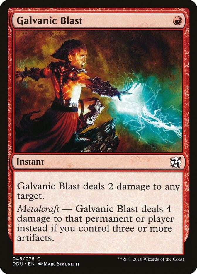 Galvanic Blast 45/76 (Duel Decks: Elves vs. Inventors)  | Good Games Modbury