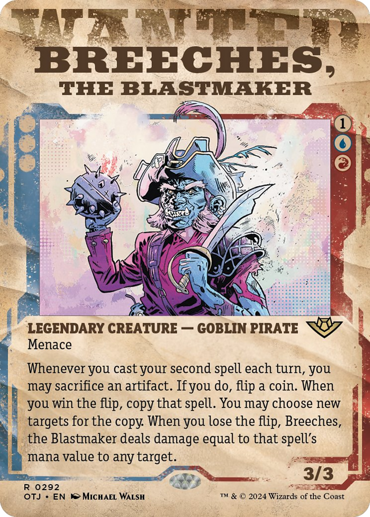 Breeches, the Blastmaker (Borderless) (Showcase) [Outlaws of Thunder Junction] | Good Games Modbury