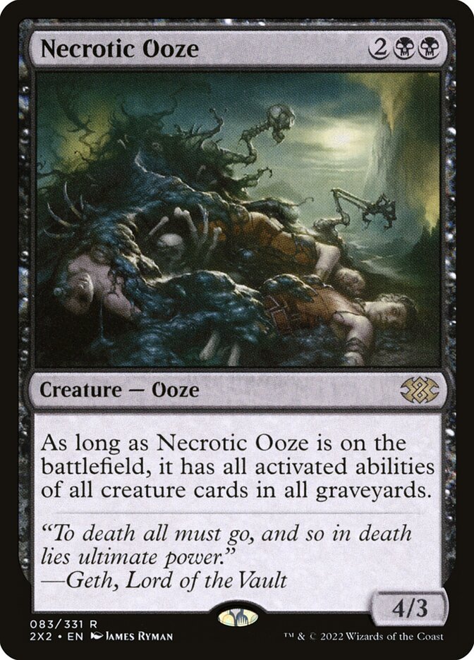 Necrotic Ooze 83/331 (Double Masters 2022)  - Foil | Good Games Modbury