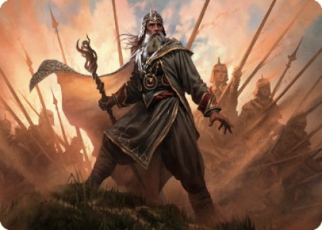 Hazezon, Shaper of Sand Art Card [Dominaria United Art Series] | Good Games Modbury