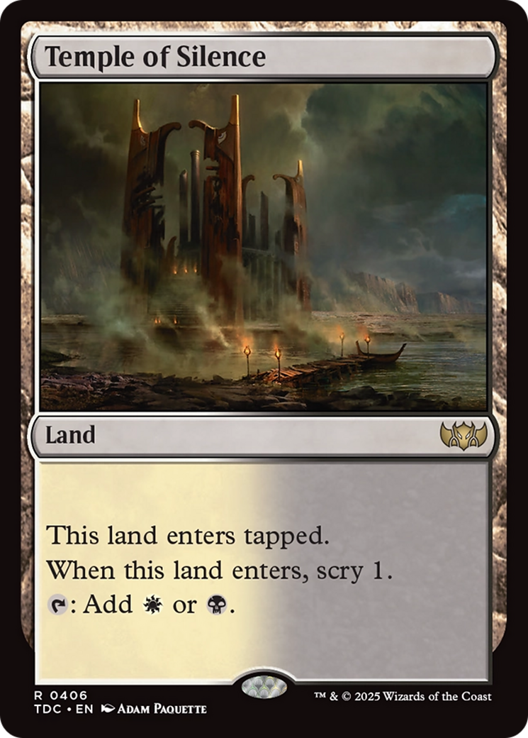 Temple of Silence [Tarkir: Dragonstorm Commander] | Good Games Modbury