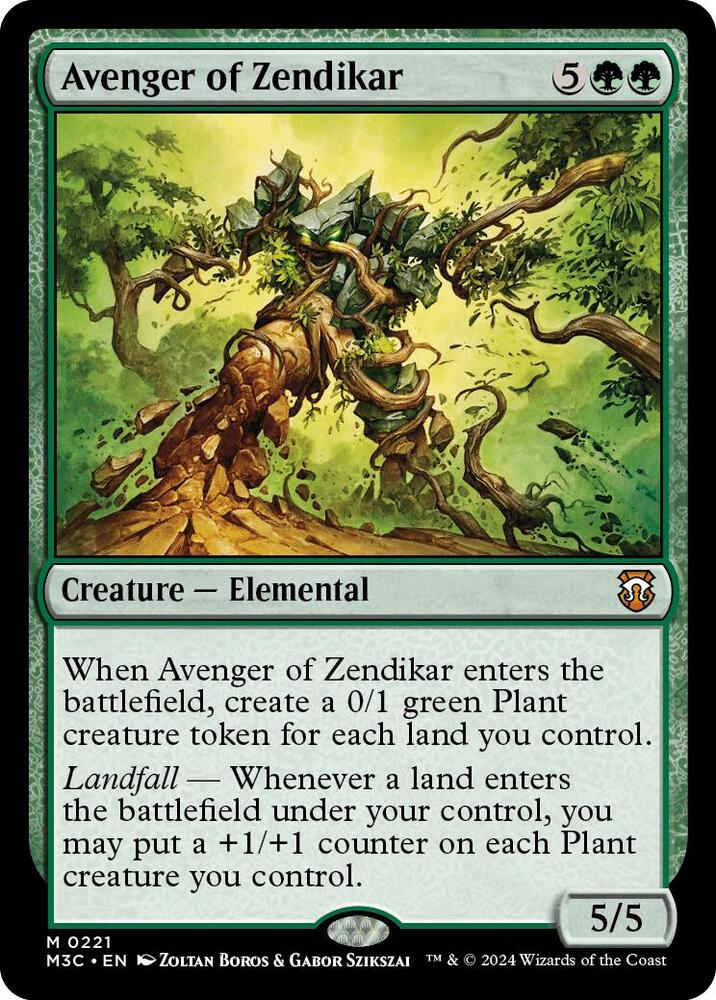 Avenger of Zendikar 221 (Commander: Modern Horizons 3)  - Ripple Foil | Good Games Modbury