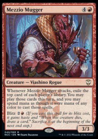 Mezzio Mugger (Promo Pack) [Streets of New Capenna Commander Promos] | Good Games Modbury