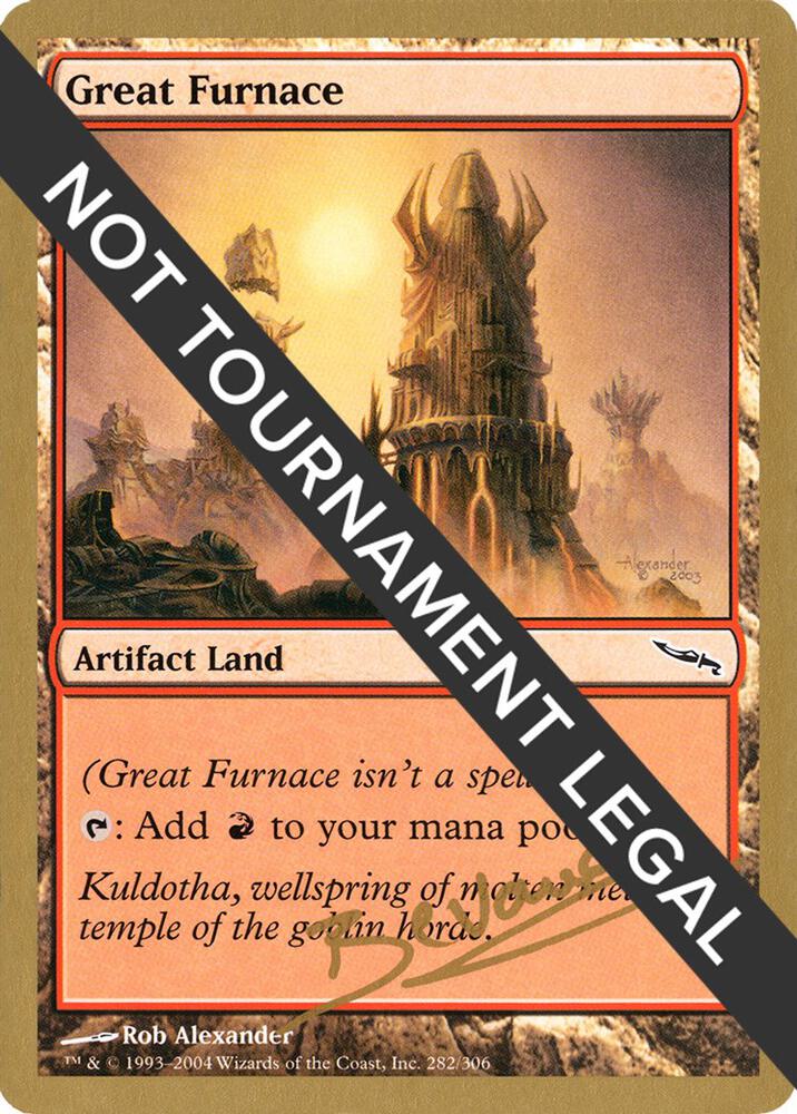 Great Furnace 2004 Manuel Bevand MRD mb282/103 (World Championship Decks)  | Good Games Modbury