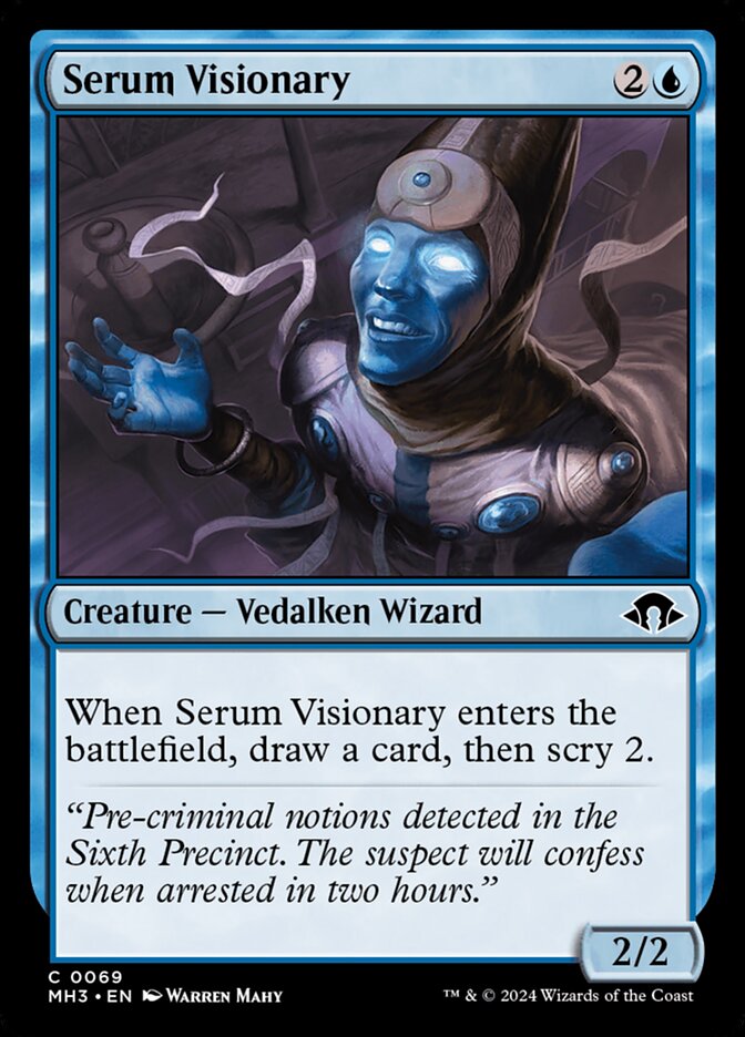 Serum Visionary 69/319 (Modern Horizons 3)  - Foil | Good Games Modbury