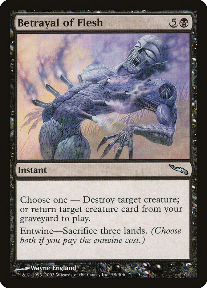 Betrayal of Flesh 58/306 (Mirrodin)  - Foil | Good Games Modbury
