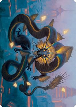 Ao the Dawn Sky Art Card 25 81 25 (Art Series: Kamigawa: Neon Dynasty)  | Good Games Modbury