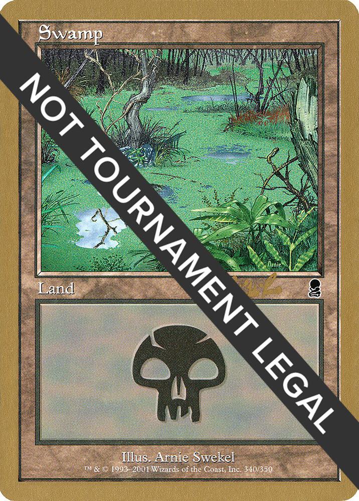 Swamp 340 2002 Carlos Romao ODY cr340/153 (World Championship Decks)  | Good Games Modbury