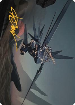 Steel Seraph Art Card Gold Stamped Signature 6 (Art Series: The Brothers' War)  | Good Games Modbury