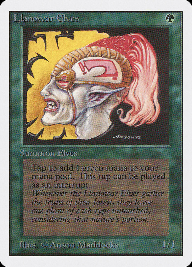 Llanowar Elves [Unlimited Edition] | Good Games Modbury