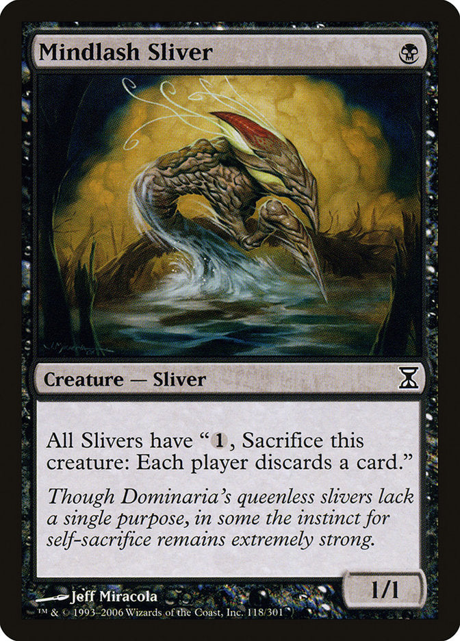 Mindlash Sliver 118 (Time Spiral)  - Foil | Good Games Modbury