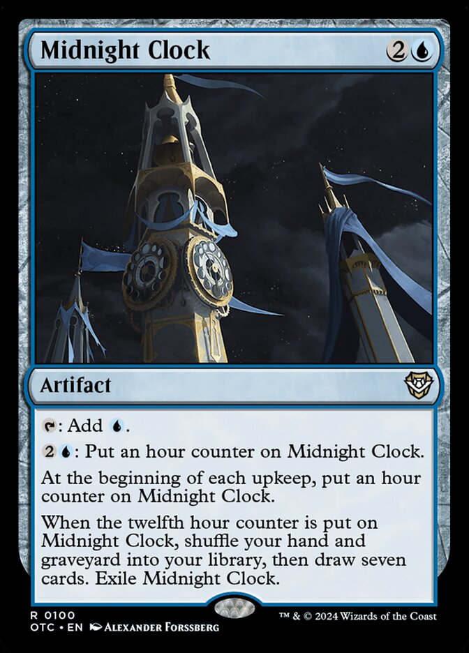 Midnight Clock 100/342 (Commander: Outlaws of Thunder Junction)  | Good Games Modbury